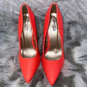 Neon pink Stilletto heels